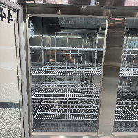 Summit Double Door Stainless Steel Refrigerator image 3